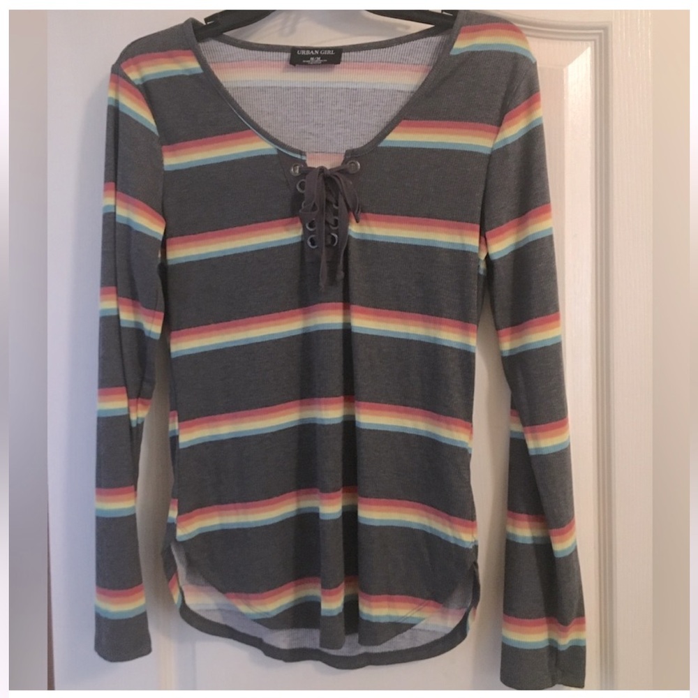NWT Urban girl long sleeve blouse size M